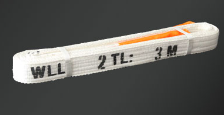 Flat lifting strap